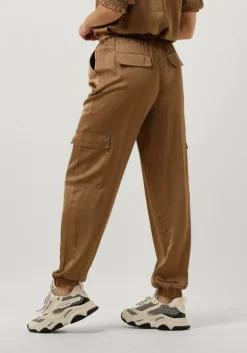 camel minus cargobroeken selva mid waisted cargo pant