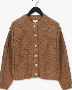 camel object vest jocelyn knit cardigan