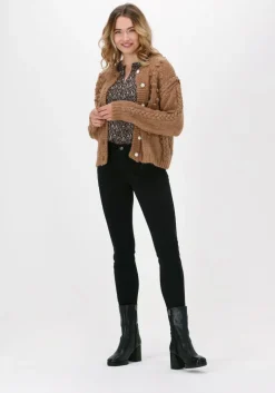 camel object vest jocelyn knit cardigan