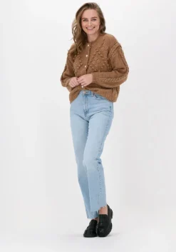 camel object vest jocelyn knit cardigan