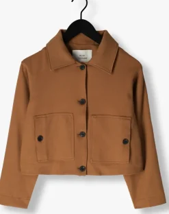 camel ruby tuesday jack ramse short jacket patched pockets