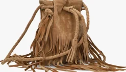 camel rylee + cru crossbodytassen fringe crossbody purse saddle