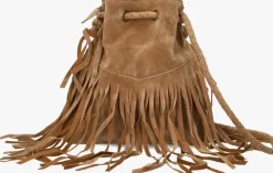 camel rylee + cru crossbodytassen fringe crossbody purse saddle