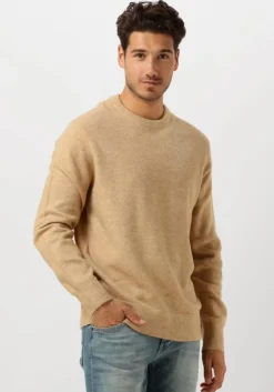 camel scotch & soda trui soft knit regular fit sweater