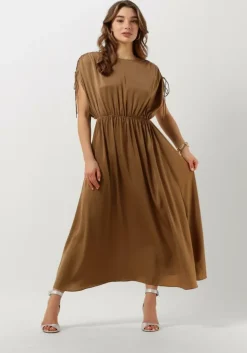 camel second female midi jurk mingai dress