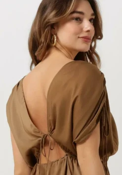 camel second female midi jurk mingai dress