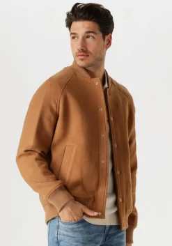 camel selected homme jack slhroy bomber jacket ex