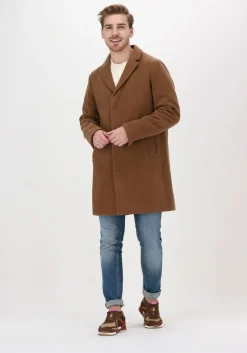 camel selected homme mantel hagen w coat b dark