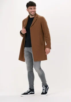 camel selected homme mantel hagen w coat b dark