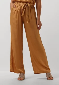 camel summum pantalon pants solid satin