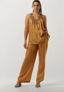 camel summum pantalon pants solid satin