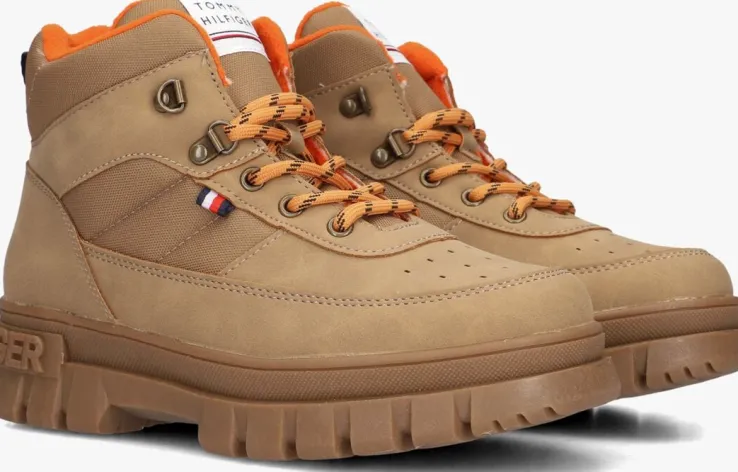 camel tommy hilfiger enkelboots 33707