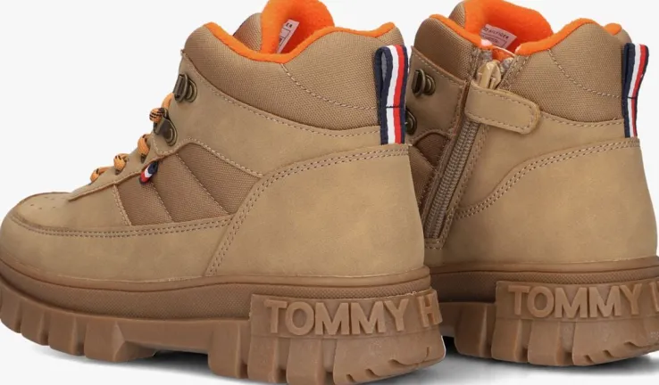 camel tommy hilfiger enkelboots 33707