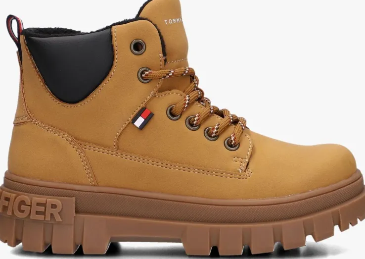 camel tommy hilfiger enkelboots 33706