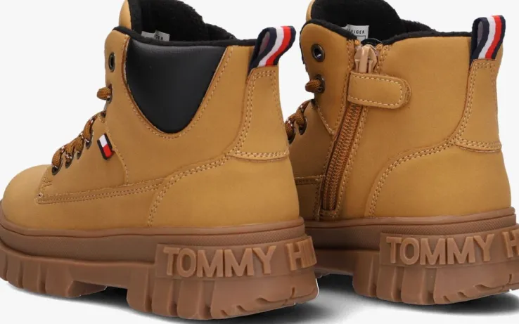 camel tommy hilfiger enkelboots 33706