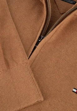 camel tommy hilfiger trui pima org ctn cashmere zip mock