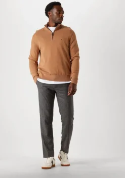 camel tommy hilfiger trui pima org ctn cashmere zip mock