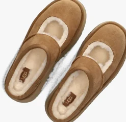 camel ugg instappers w bea mary jane