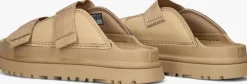 camel ugg platte sandalen k goldenglow slide