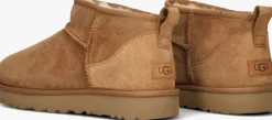 camel ugg vachtlaarzen w classic ultra mini
