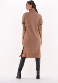 camel vanessa bruno midi jurk verna dress