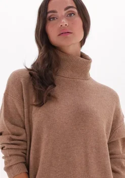 camel vanessa bruno midi jurk verna dress