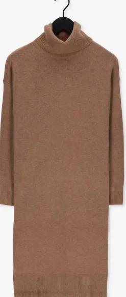 camel vanessa bruno midi jurk verna dress