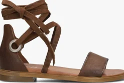 cognac ayana platte sandalen m05084