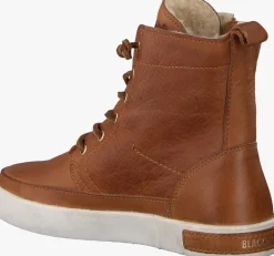 cognac blackstone hoge sneakers icon emily