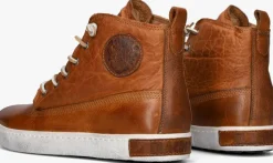 cognac blackstone hoge sneakers icon