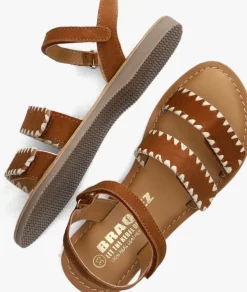 cognac braqeez sandalen steffie sun