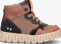 cognac bunniesjr hoge sneakers bink bont