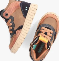 cognac bunniesjr hoge sneakers bink bont