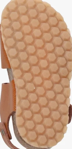 cognac bunniesjr platte sandalen bonny beach