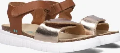 cognac bunniesjr platte sandalen bregje beach