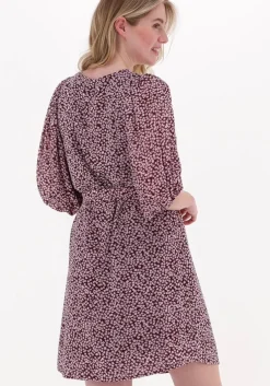 cognac catwalk junkie mini jurk dr dawn flowers