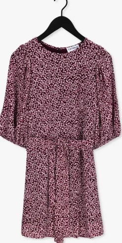 cognac catwalk junkie mini jurk dr dawn flowers