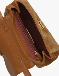 cognac coccinelle schoudertas blake eco shea