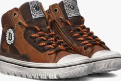 cognac develab hoge sneaker 44301