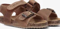 cognac develab platte sandalen 48195
