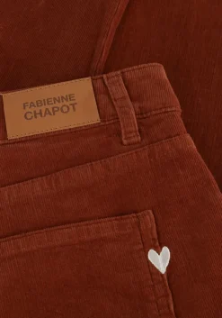 cognac fabienne chapot flared broek eva flare trousers