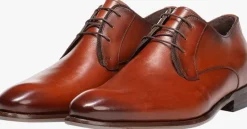 cognac floris van bommel sneakers sfm-30285 de stapper