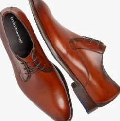 cognac floris van bommel sneakers sfm-30285 de stapper