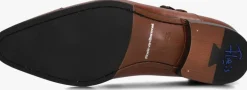 cognac floris van bommel nette schoenen sfm-30015