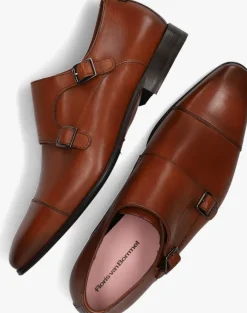 cognac floris van bommel nette schoenen sfm-30015
