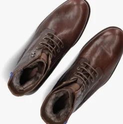 cognac floris van bommel veterboots sfm-80011