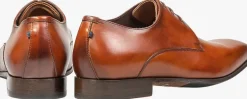 cognac floris van bommel nette schoenen sfm-30217