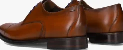 cognac floris van bommel nette schoenen sfm-30310 de loper