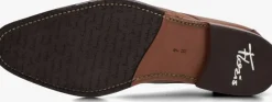 cognac floris van bommel nette schoenen sfm-50007