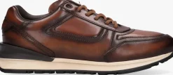 cognac greve lage sneakers podium 7258
